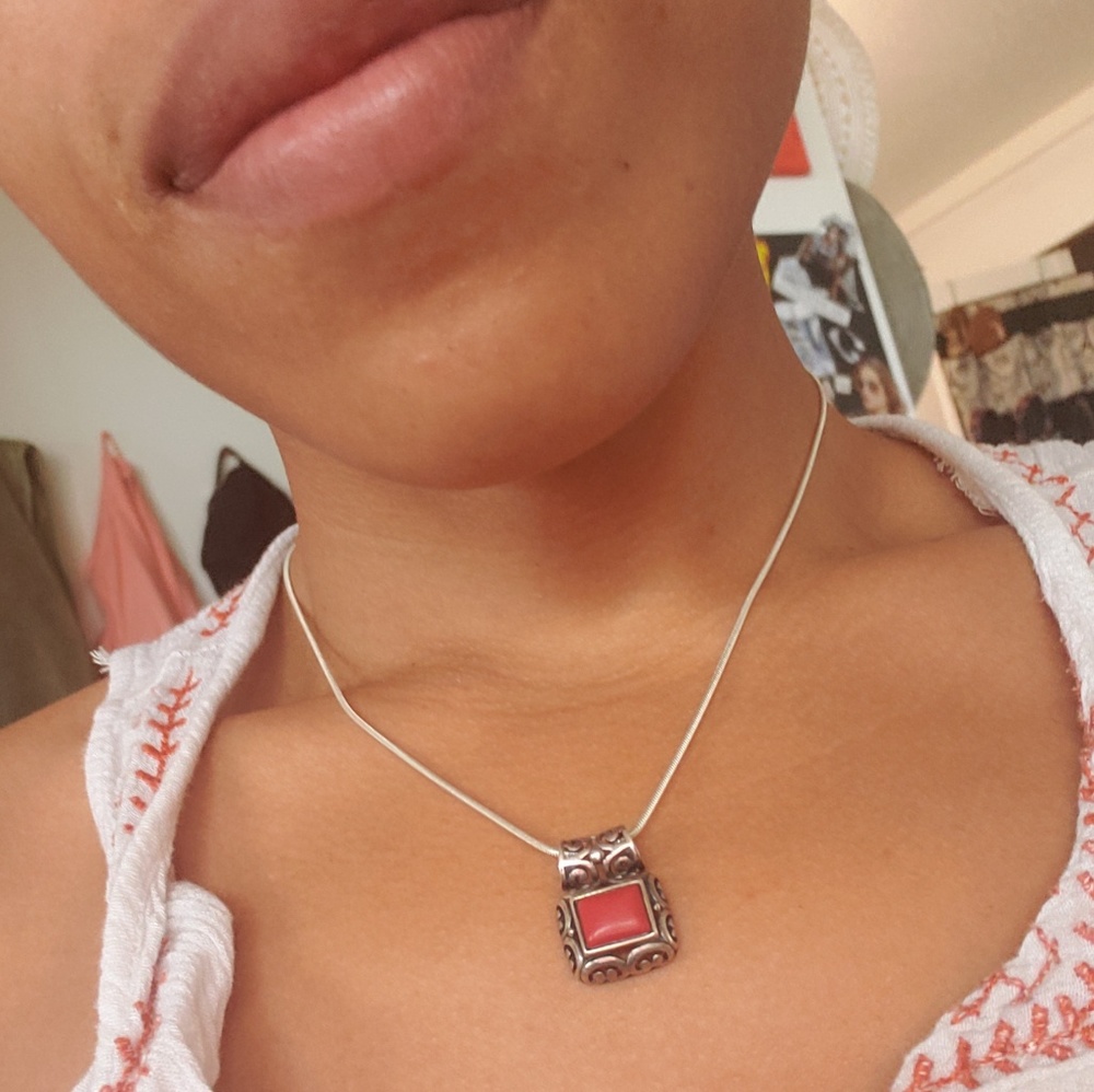 Red iron Oxide Gemstone charm